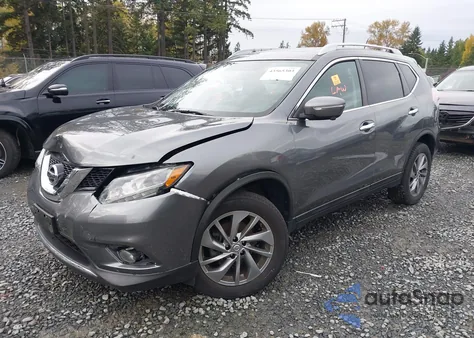 2015 Nissan Rogue Sl from USA, damaged, VIN 5N1AT2MV1FC827344